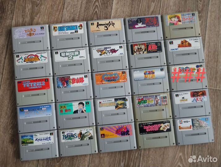 Картриджи Nintendo Super Famicom Japan оригинал