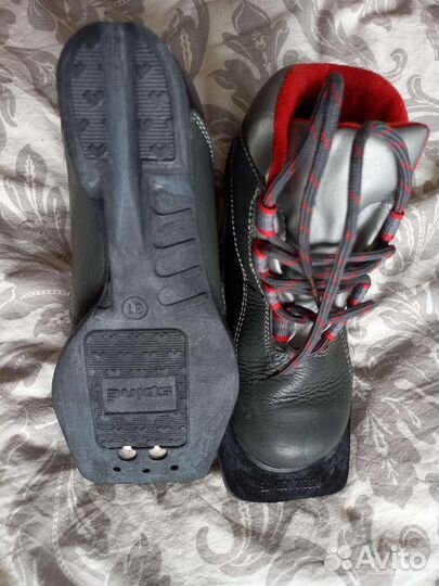 Лыжные ботинки детские р.29-30 Spine