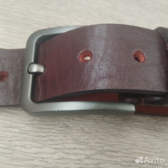 Мужской кожаный ремень ручной работы