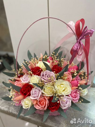 Мыльные букеты