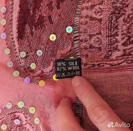 Палантин кашемир Италия