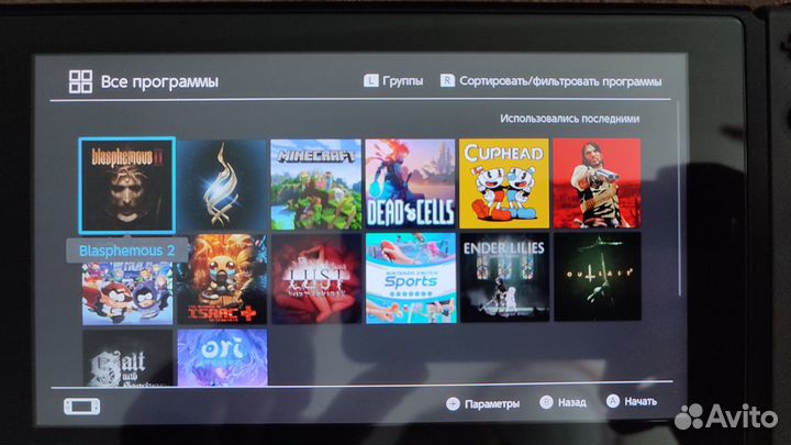 Nintendo switch 128GB (прошитый)