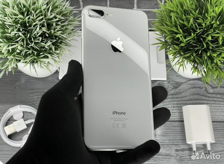 iPhone 8 plus 128gb акб-95 Полный Комплект