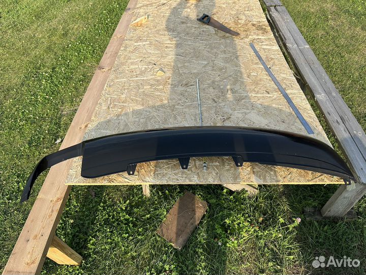 Накладка на задний бампер audi a4 b8