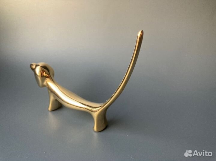 Подставка для колец собака металл