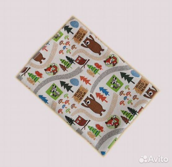 Двусторонние впитывающие пеленки фланель/бамбук