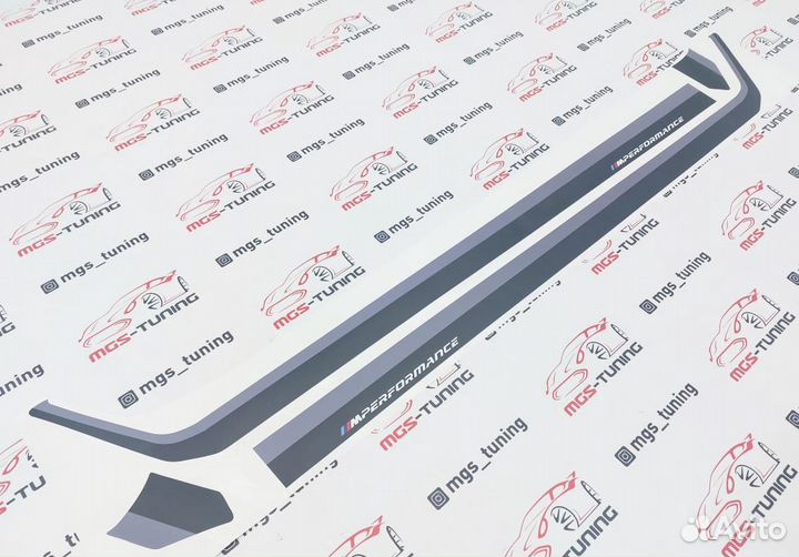 Наклейки на пороги BMW Х4 G02 M-Perfomance