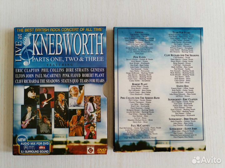 Live AT Knebworth 1990 - Parts 1, 2 & 3 2002 г