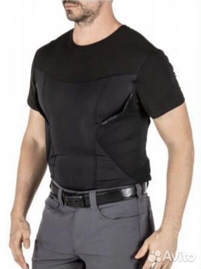 Футболка тактическая с интегриров. кобурой 