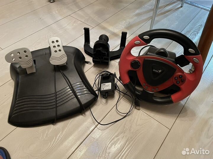 Руль с педалями для пк
