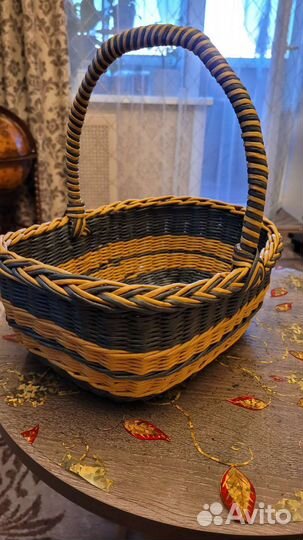 Корзинки из газетной лозы