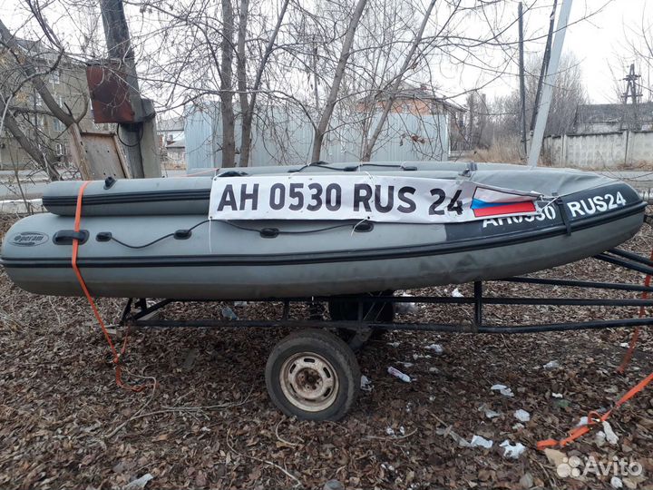 Моторная лодка фрегат 390ф, yamaha 25 водомет