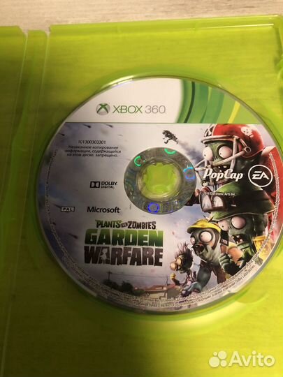 Plants VS zombies garden warfare для xbox 360