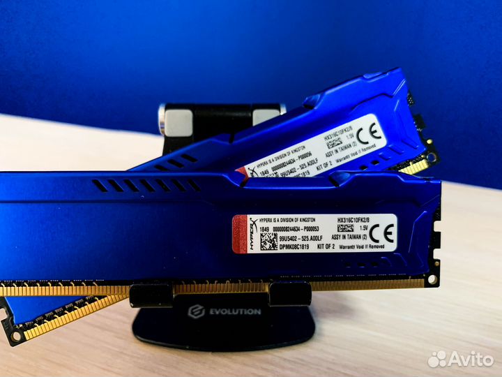 Комплект оперативной памяти HyperX Fury 8Gb 2х4Gb