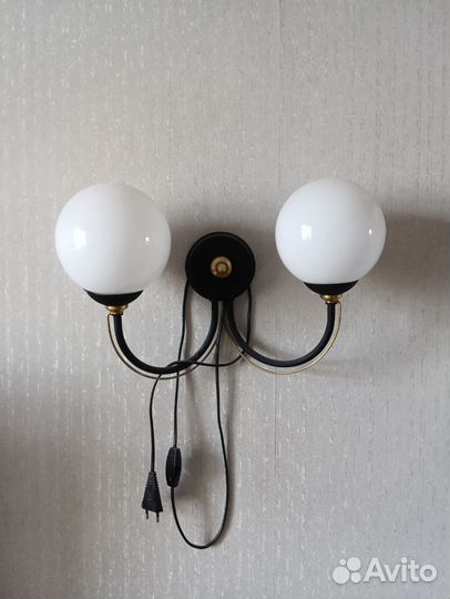 Люстра и бра настенная, комплект