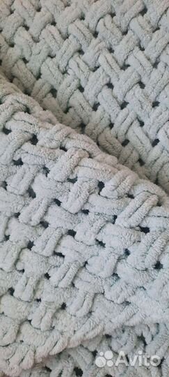 Плед/одеяло вязаное