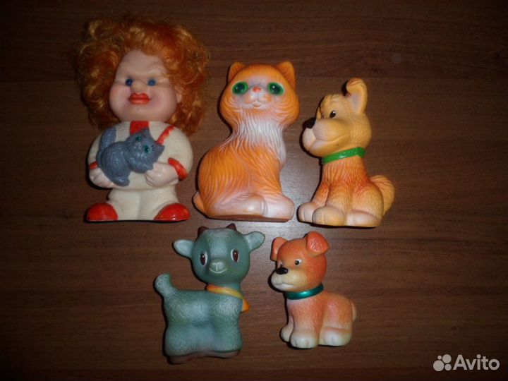 Резиновые игрушки СССР