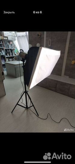 Студийный свет studioled 75W софтбокс