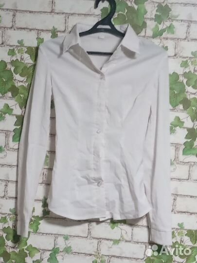 Рубашка белая школьная для девочки