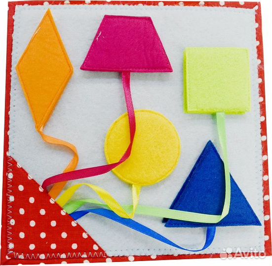 Развивающий пазл из фетра на липучках 