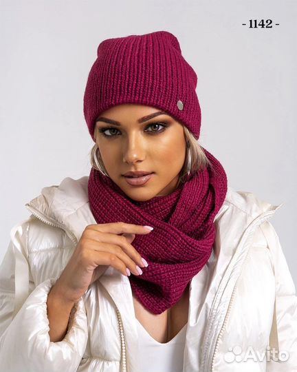 Шапка и снуд новые