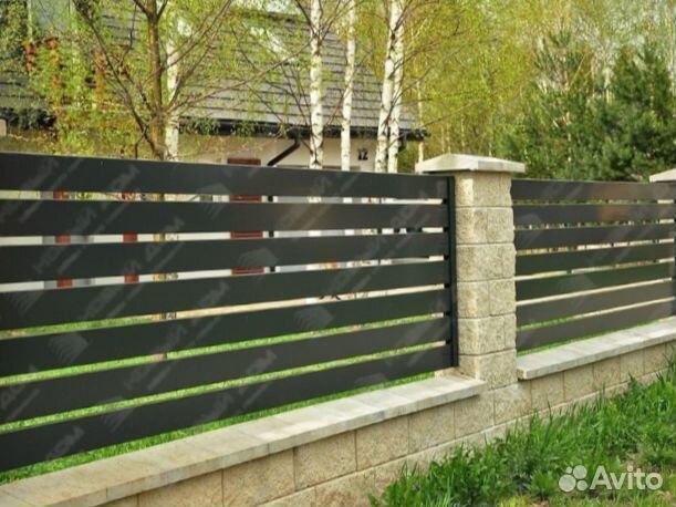 Забор Ранчо металлический