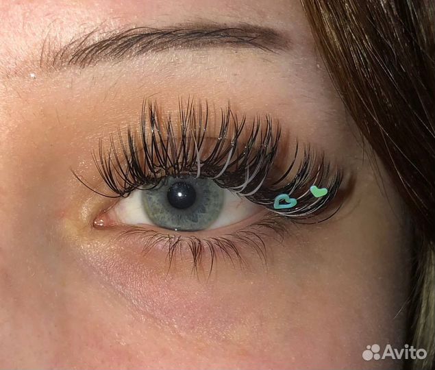 Наращивание ресниц на дому