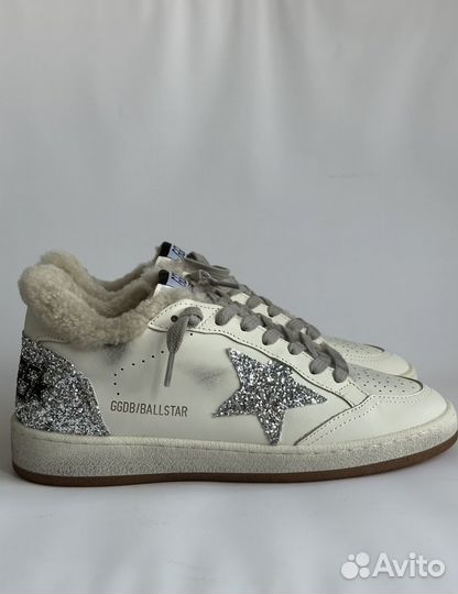 Кеды голден гус с мехом golden goose женские