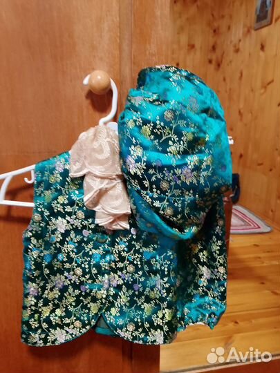 Костюм Паж, принц, кабачок,парча, шелк