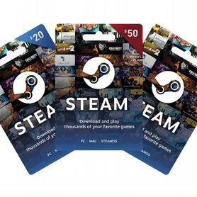 Подарочная карта Steam