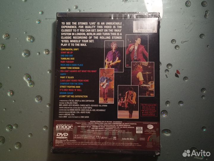 DVD диск Rolling Stones Live AT The Max