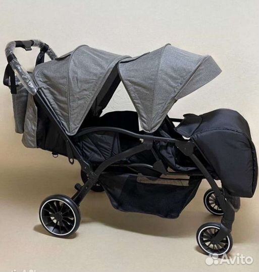 Коляска для двойни / Luxmom паровозик
