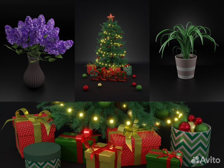 3D модели для игр, рендера и 3D печати