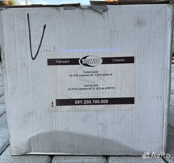 Пружины Techart для porsche cayenne, cayenne coupe