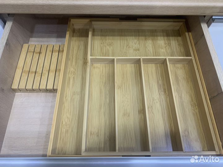 Лоток для столовых приборов бамбук