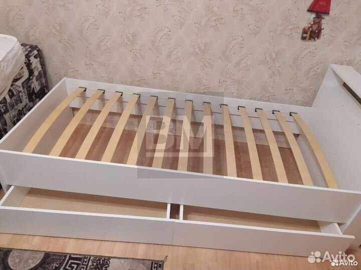 Кровать новая односпальная с ящиками