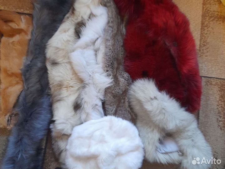 Воротник, мех. Есть норковый бирет. Цена за штуку