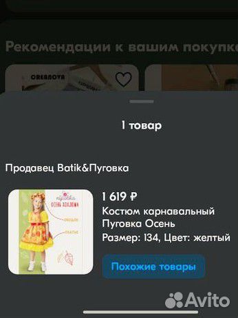 Осенний костюм