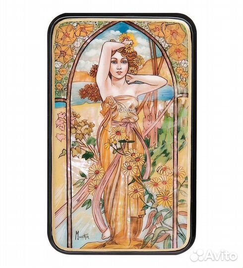 Шкатулка Дневной порыв Альфонс Муха, исп. Маркова A2036729