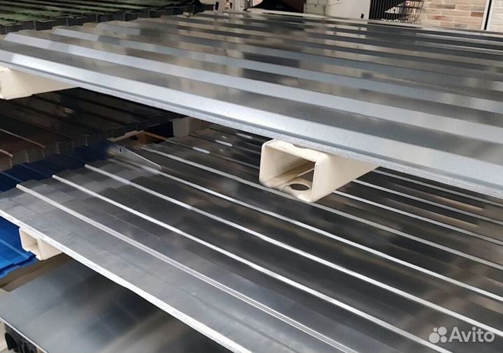 Профнастил 1200х2000 C8 оцинкованный PFN-7622