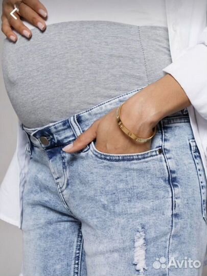 Джинсы для беременных 44 размер I love mum