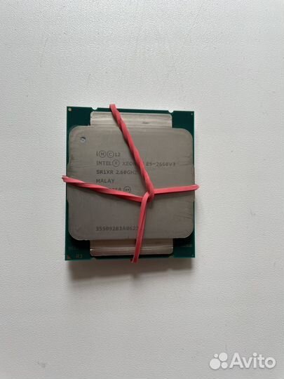 Процессор xeon e5 2660 v3