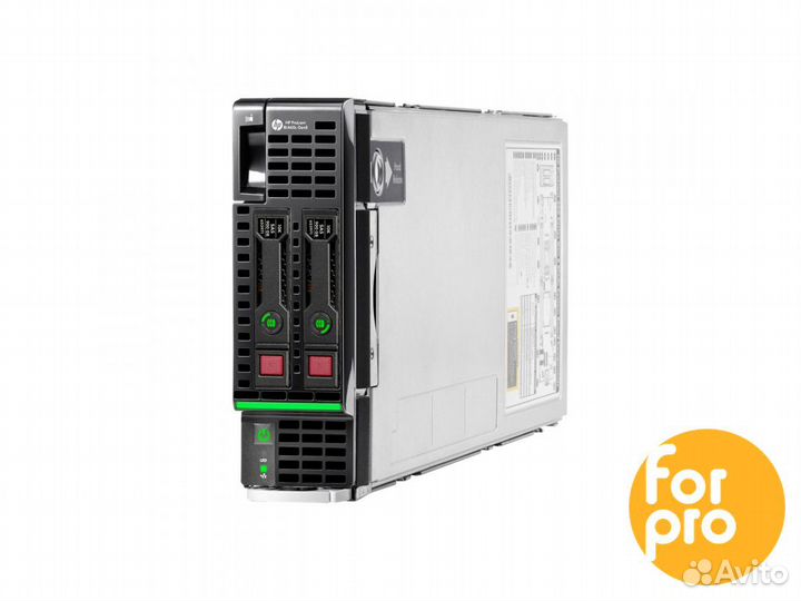 Лезвие HP BL460c Gen8 2xE5-2630 64GB, P220i