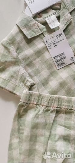 Новые летние костюмы h&m 68,74,80