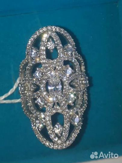 Кольцо с бриллиантами 585