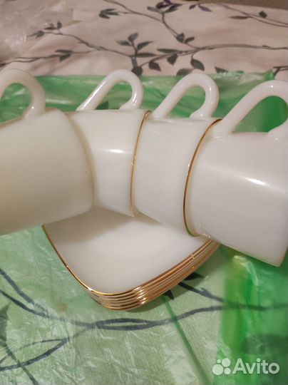 Чашка с блюдцем фарфор