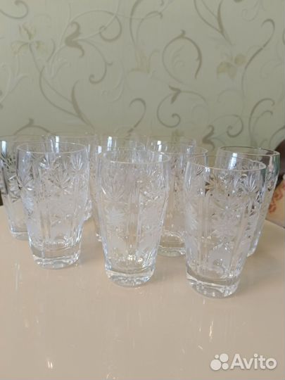 Хрустальные стаканы