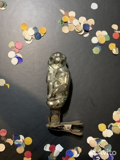 Чукча Якут и Мартышка Елочная игрушка СССР