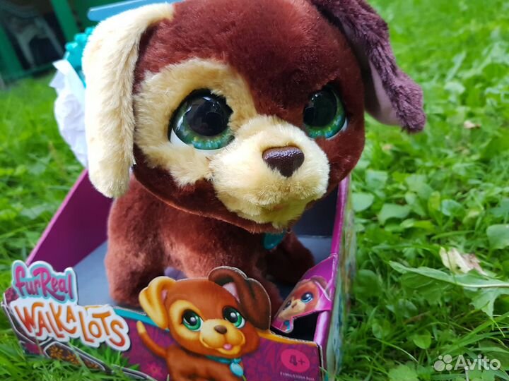 Интерактивная игрушка собака Real Fur, Walkalots