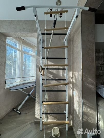 Веревочная лестница от шведской стенки